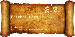 Reichel Nóra névjegykártya